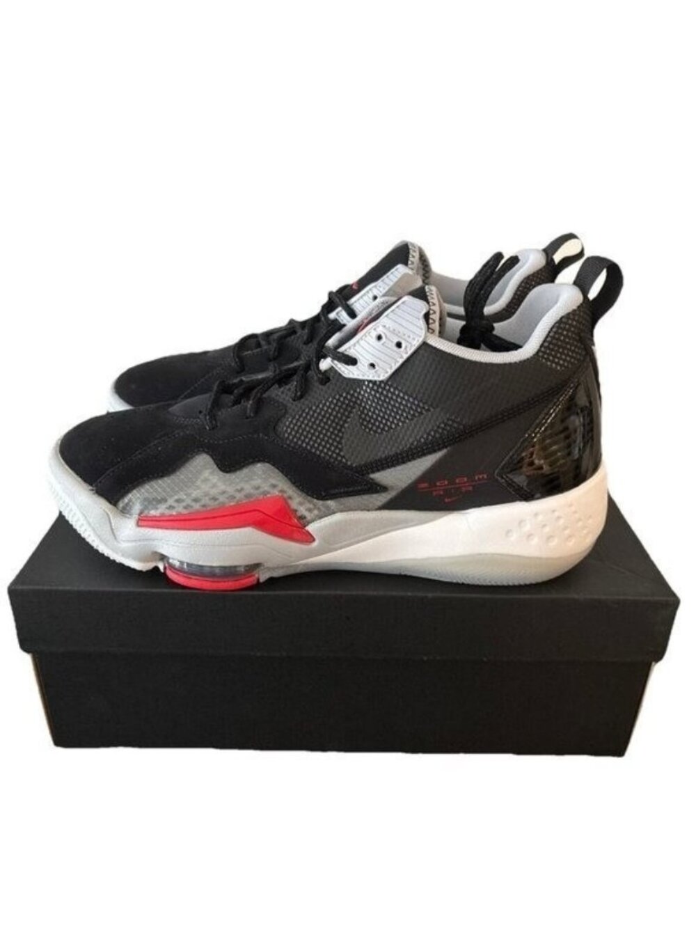 Brand New!Nike Jordan Zoom 92 Men's Basketball Shoes Sz.10 Black University Red